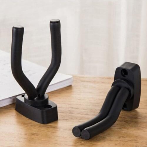 2Pcs Adjustable Wall Mounted Hanger Storage Rack Hook for Acoustic Electric Bass Ukulele Mandolin Banjo Guitar Gun Holder