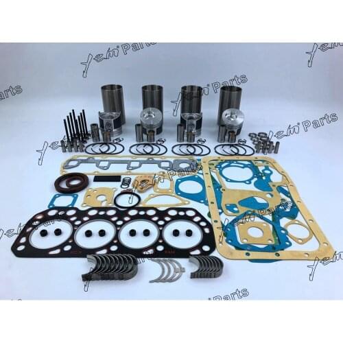 For Mitsubishi engine K4M Repair kit piston piston ring cylinder liner bearing valve guide seat
