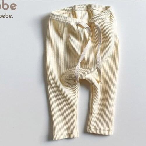 Newborn baby pants 100% Cotton Baby Girl Clothes Children Toddler Girl Floral Pants Boys And Girls spring clothing