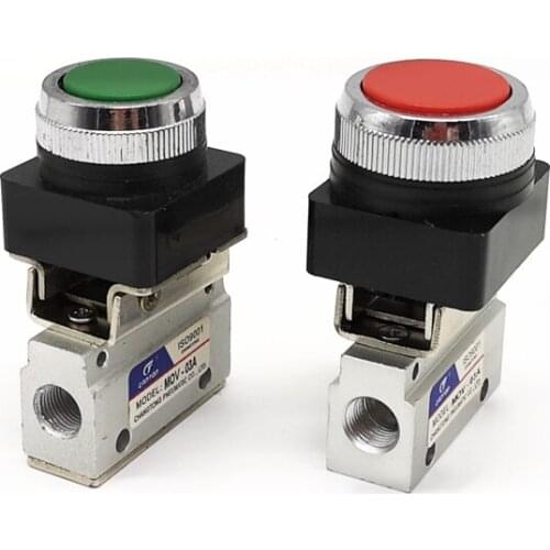 1PCS MOV-03A Mechanical Valve 1/8'' Spring-return Type Pneumatic Control Valve