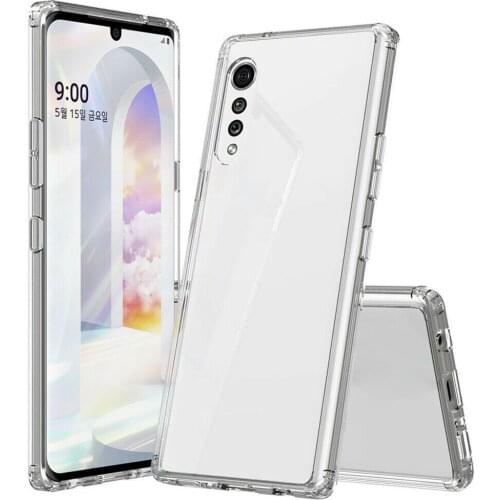 Ultra Thin Protective Cover Case For LG Velvet 5G TPU Bumper Shell Anti-knock Back Case Camera Lens Protection For LG Velvet