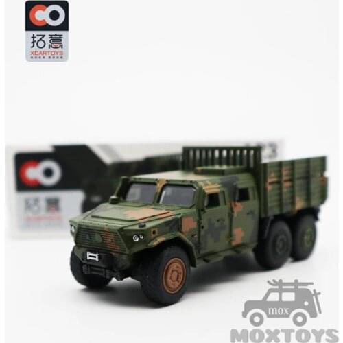 Xcartoys 1:64 DongFeng Mengshi Gen3 6x6 Armored transport China military Vehicle Camouflage green Diecast Model Car