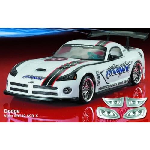 1/10 Scale RC Nitro/Electric ONRoad fouring Drift Car Dodge Viper SRT10 ACR-X For FS Kyosho YOKOMO Tamiya Hsp redcat hpi losi