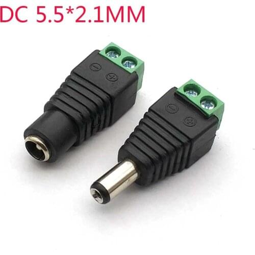 2.1 X 5.5 5.5*2.1mm DC Power Female Plug Jack Adapter Connector Plug