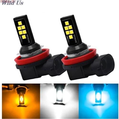 Anmingpu 2x Car Fog Lamp H11 Led LampLed Fog Light Bulb White Ice Blue