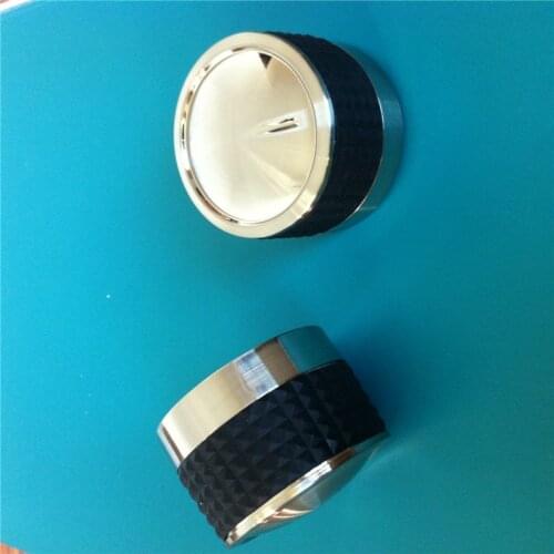 6mm valve rod Chrome plated wire drawing process grill knob oven Hardware knob barbecue oven plastic knob BBQ knob