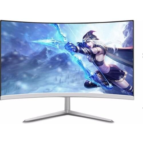 32inch 4K resolution white color curved pc monitor 144hz curved gaming monitor