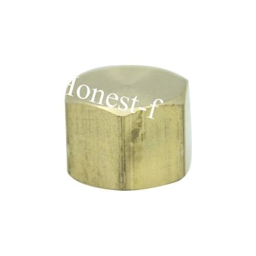 Lead Free Brass Pipe Cap Fittings 1/2" Female NPT Air Fuel Water