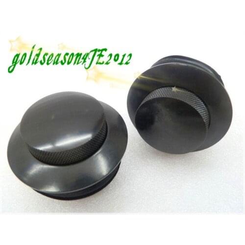 Black Gas Fuel Tank Flush POP-UP Cap For Harley Sportster Softail Dyna Glide 82