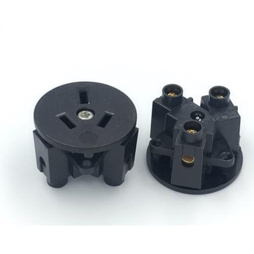 Black CE Rohs round industry multifunctional outlet 250V 10A Australian standard universal electrical AC power socket SS-8D