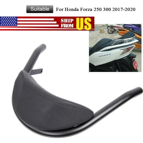 For Honda For Forza 250 300 Rear Backrest Passenger Sissy Bar Cushion Pad Support Holder Motorcycle Accessories 2020 2019 18 17