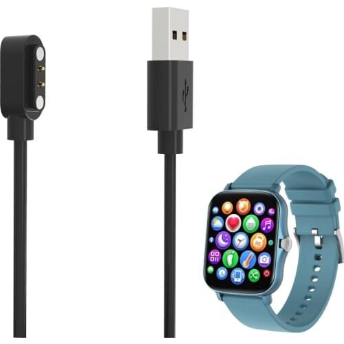 Smartwatch Dock Charger Adapter USB Charging Cable Power Charge Wire for Colmi P8 Plus/ P9 Wristwatch Smart Watch Accessories