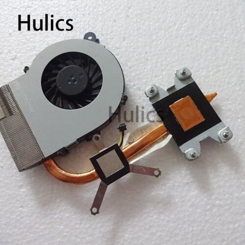 Hulics Original cooler for HP G4-1000 G6-1000 G4 G6 cooling heatsink with fan 657941-001 655981-001 Motherboard R23