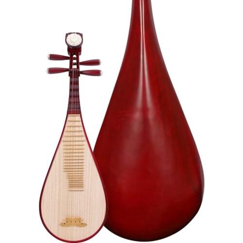 Pipa Chinese lute national string instrument with pipa bag