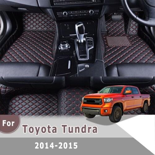 RHD Carpets For Toyota Tundra 2015 2014 Car Floor Mats Auto Interior Pick up Covers Styling Accessories Rugs Protect