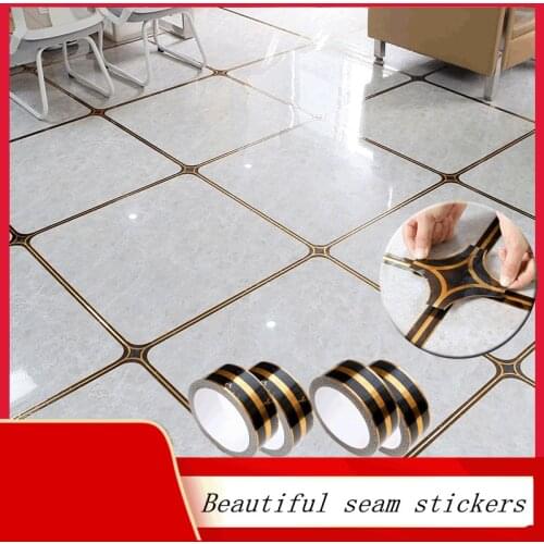 Beautiful seam stickers Waterproof wear-resistant ceramic tile decorative skirting Self-adhesive waistline DIY deco Tape