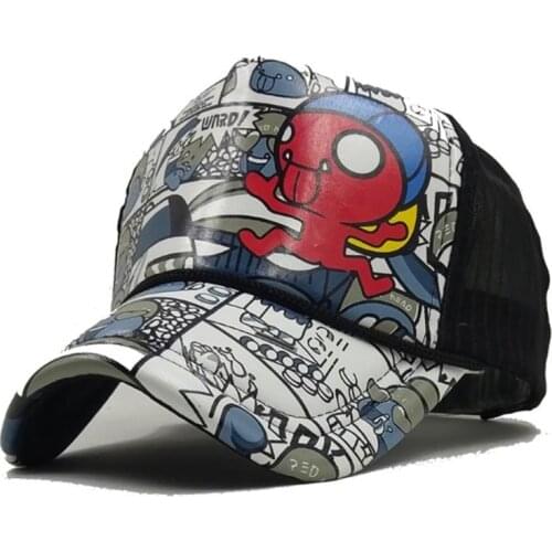 Wholesale Fashion Unisex Classic Trucker Baseball Mesh Cap Snapback Hat Vintage Women Men Gorras Hip Hop Cap Casquette