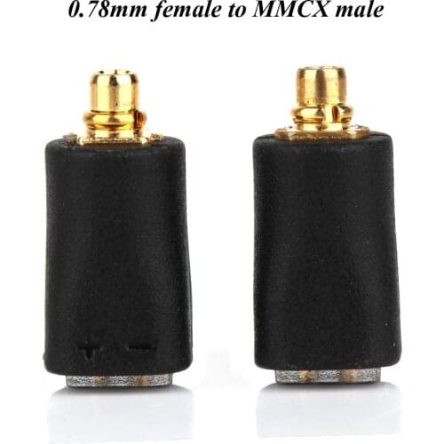 Pair hifi audio MMCX Converter 0.78MM Headset Converter Plug 0.78mm to mmcx hi-end mmcx to qdc