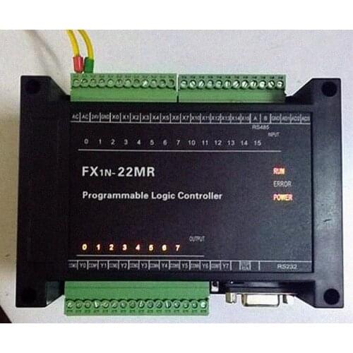 PLC programmable controller FX1N22MR MT 220V download online monitoring hold during power off GX Developer/GX Work PLC