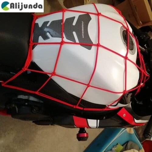 Motorcycle Luggage Net Bike 6 Hooks Keep Down Fuel Tank Luggage Mesh Web Bungee Motorcycle Bike Net Car styling