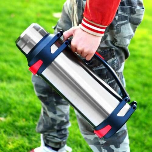 1200ML Large Capacity Water Bottle Thermal Stainless Steel Thermal Mug Portable Outdoor Travel Hiking Picnic Thermos Bottle