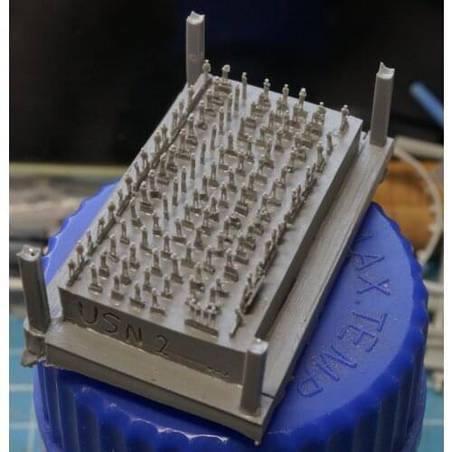 Military model accessory resin figures scale 1/700 US marine navy crews about 115pcs/set