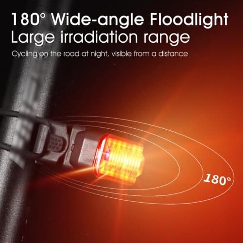 WEST BIKING USB Bicycle Light Rear Light Bike Taillight Bicycle Turn Signal Light Bike Accessories Rear Light