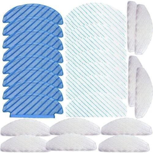 Replacement Vacuums Mop Cloths Cleaning Pads for Ecovacs DEEBOT OZMO T8 AIVI T8 Series Robot Vacuum Cleaner Parts