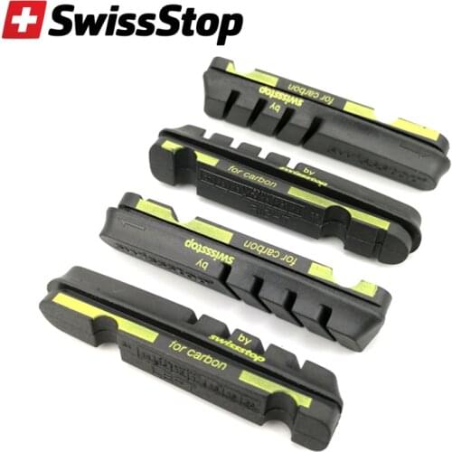 SWISSSTOP FLASH PRO Replacement of BRAKE PAD OF carbon ring with black Prince Road clamp BIKE PARTS