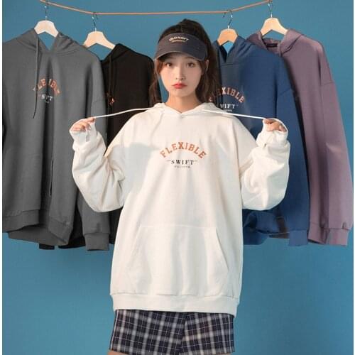 Hoodie Causal Hoodies New 2021 Spring Autumn Long Sleeve Oversized Women Hoody Sweatshirt Casual Student Clothes