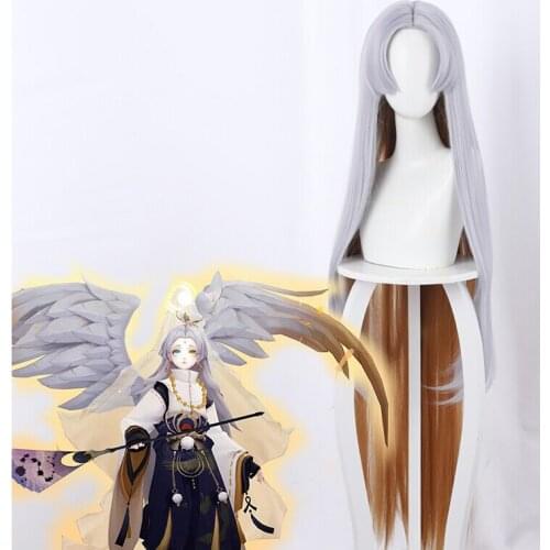 Onmyoji Cosplay Wigs Women Girl High Quality 120cm Long Hair Halloween Cosplay Anime Wig