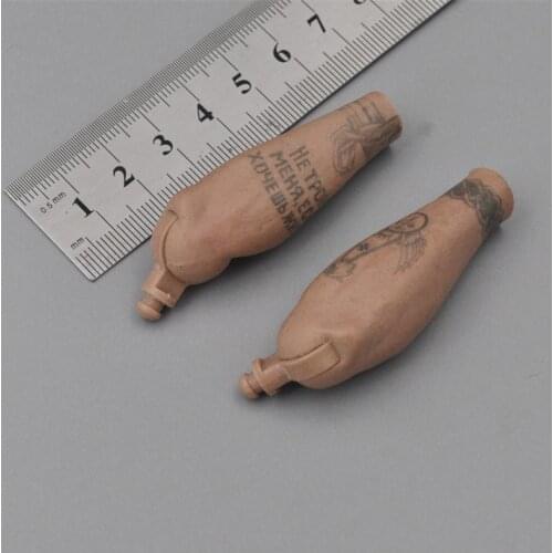 New Arrival 1/6th One Pair of Muscle Tattoo Arm Body Can Fit For Mostly 12 inch Doll Figures DIY