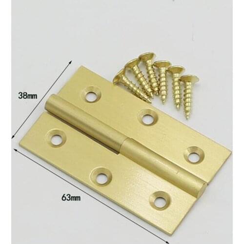 2.5 inch copper detachable hinge Cabinet door disassembly hinge x4
