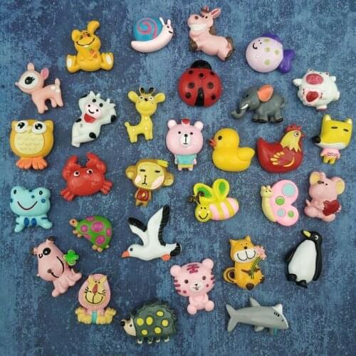 30 pcs/set Cute animal Fridge magnets Strong neodymium refrigerator magnet Home deco photo office magnetic message Whiteboard
