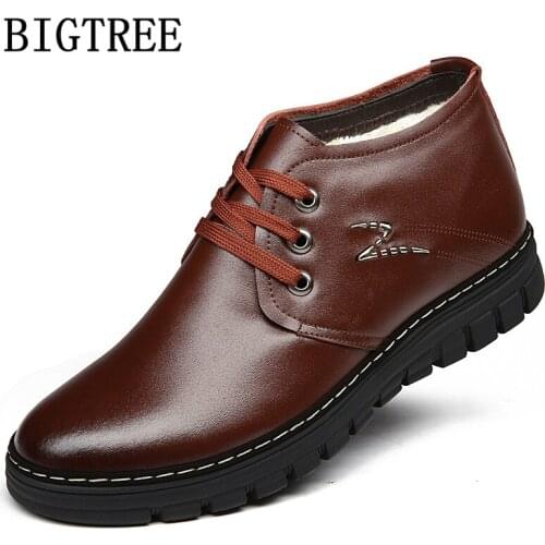 Genuine Leather Boots Men Winter Shoes Snow Boots Men Designer Shoes Ankle Boots Men Casual Shoes Zapatos De Mujer Buty Damskie