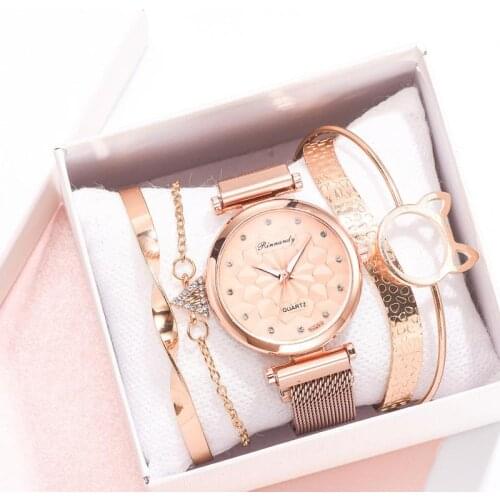 Ladies' Watch Classic Fashion Alloy Mesh Belt Quartz Watch Womens Wristwatch Bracelet Watch Female Clock Gifts