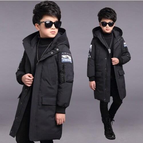 -30 degree childrens parka winter jackets kids clothing 2020 big boys warm down cotton-padded coat thickening outerwear clothes