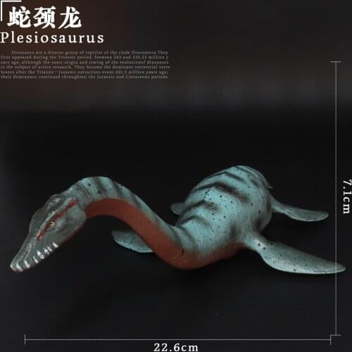 Prehistoric Jurassic Dinosaurs World Plesiosaurus Big Size Animals Model Action Figures PVC High Quality Toy For Kids Gift
