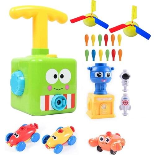 Two-in-one New Power Balloon Car Toy Inertial launcher Education Science Experiment Puzzle Fun Toys for car