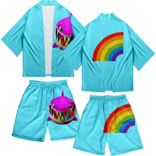 New Summer 3D 6IX9INE Kimono T-Shirt Men Women Cardigan Harajuku Style Casual Hip Hop Boys Cool Sets Clothing