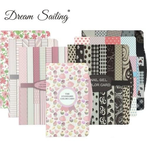 False Nail Color Book Color Display Nail Art Gel Polish Color Card Nail Color Chart Palette Varnish Practice Board Manicure Tool