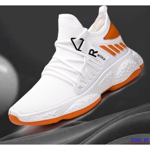 Fashion Non-slip Walking Jogging Shoes Summer Male Footwear Men Shoes Designer Breathable Men Sneakers Black White Casual Shoes