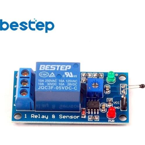 5V Thermal Sensor Module 1 Channel Relay Module Combo Module Thermistor Temperature Sensor Module