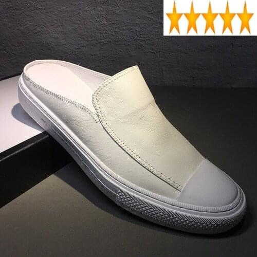 Slip Mens Summer Causal Outside On Round Toe Genuine Leather Moccasin Gommino Brand Designer Loafers Flats Driving Shoes
