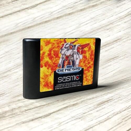 Musha - USA Label Flashkit MD Electroless Gold PCB Card for Sega Genesis Megadrive Video Game Console