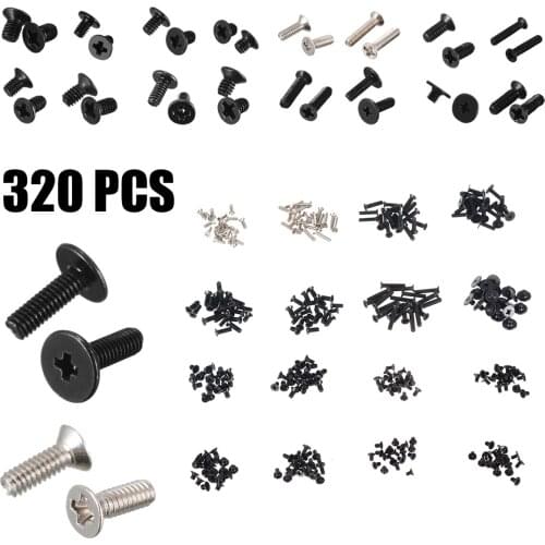 2019 New 320Pcs Practical Laptop Screws Kit DIY Repair Screws Set Kit For IBM HP SONY TOSHIBA DELL THINKPAD SAMSUNG