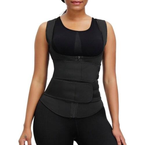 Neoprene Sauna Sweat Waist Trainer Corset Trimmer Vest for Women Weight Loss Waist Cincher Shaper Slimming Belt Faja Shapewear