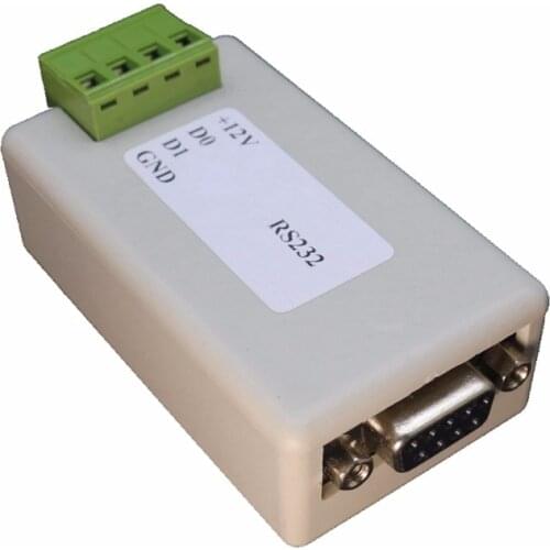 RS232/rs232 Go to Wiegand WG bidirectional transmission ASCII text Type For Door Access Control