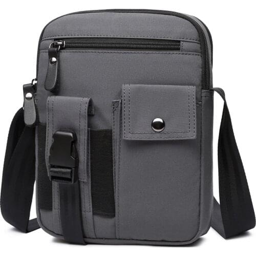 Vegan Crossbody Shoulder Bag Fashion Handbag Black Messenger bag Men Custom Mens Strap Unisex OEM Pockets Customized Bulk