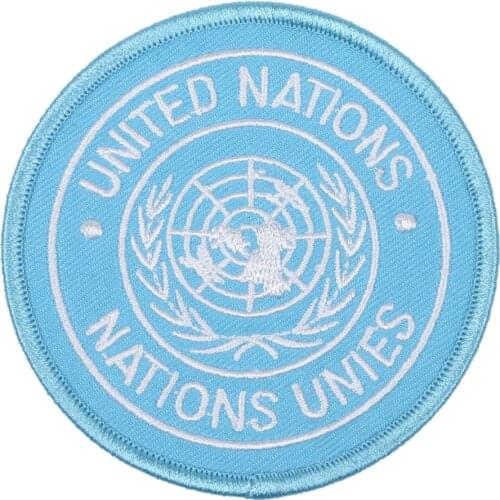 TACTICS UNITED NATIONS NATIONS UNIES BADGE PATCH EMBROIDERY - World military Store